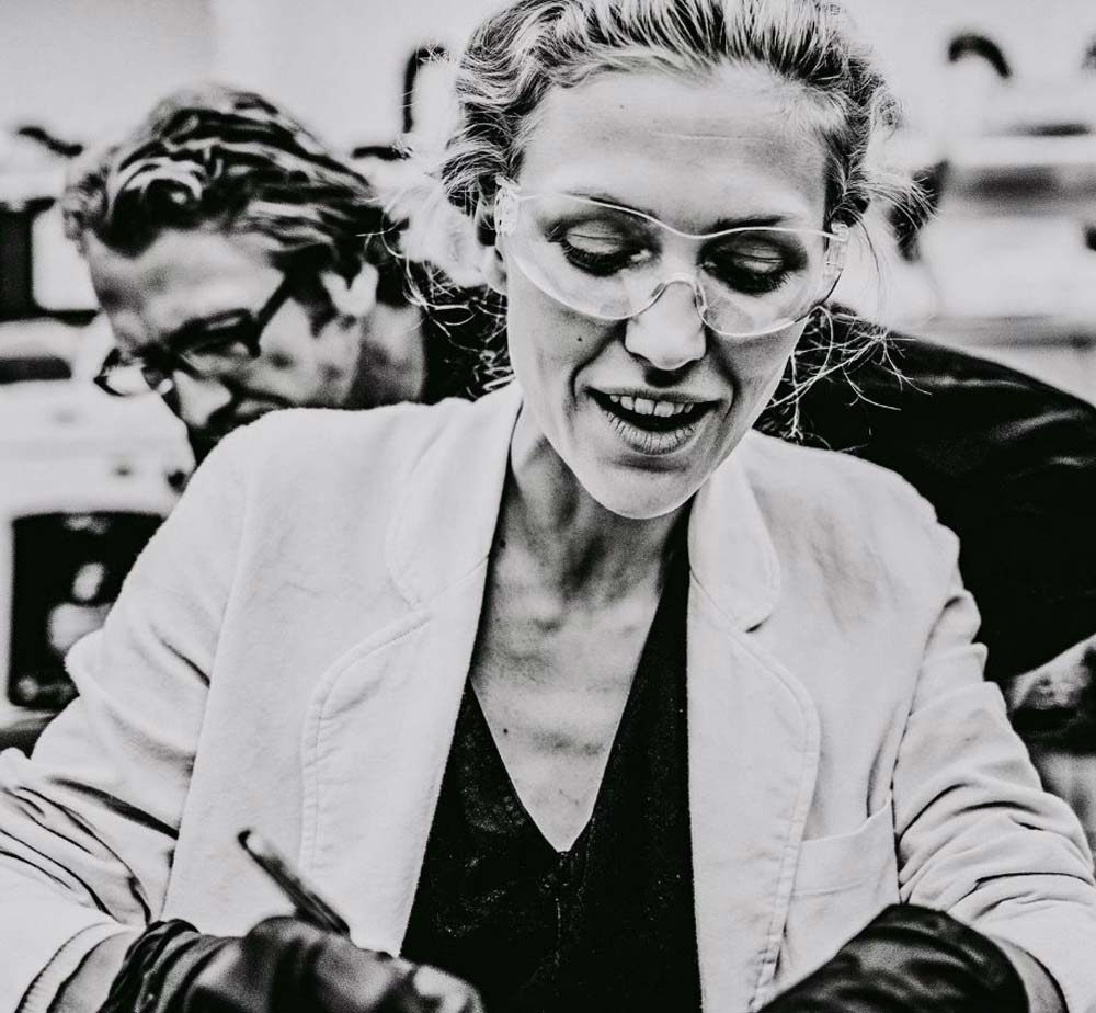 Woman-in-lab-working