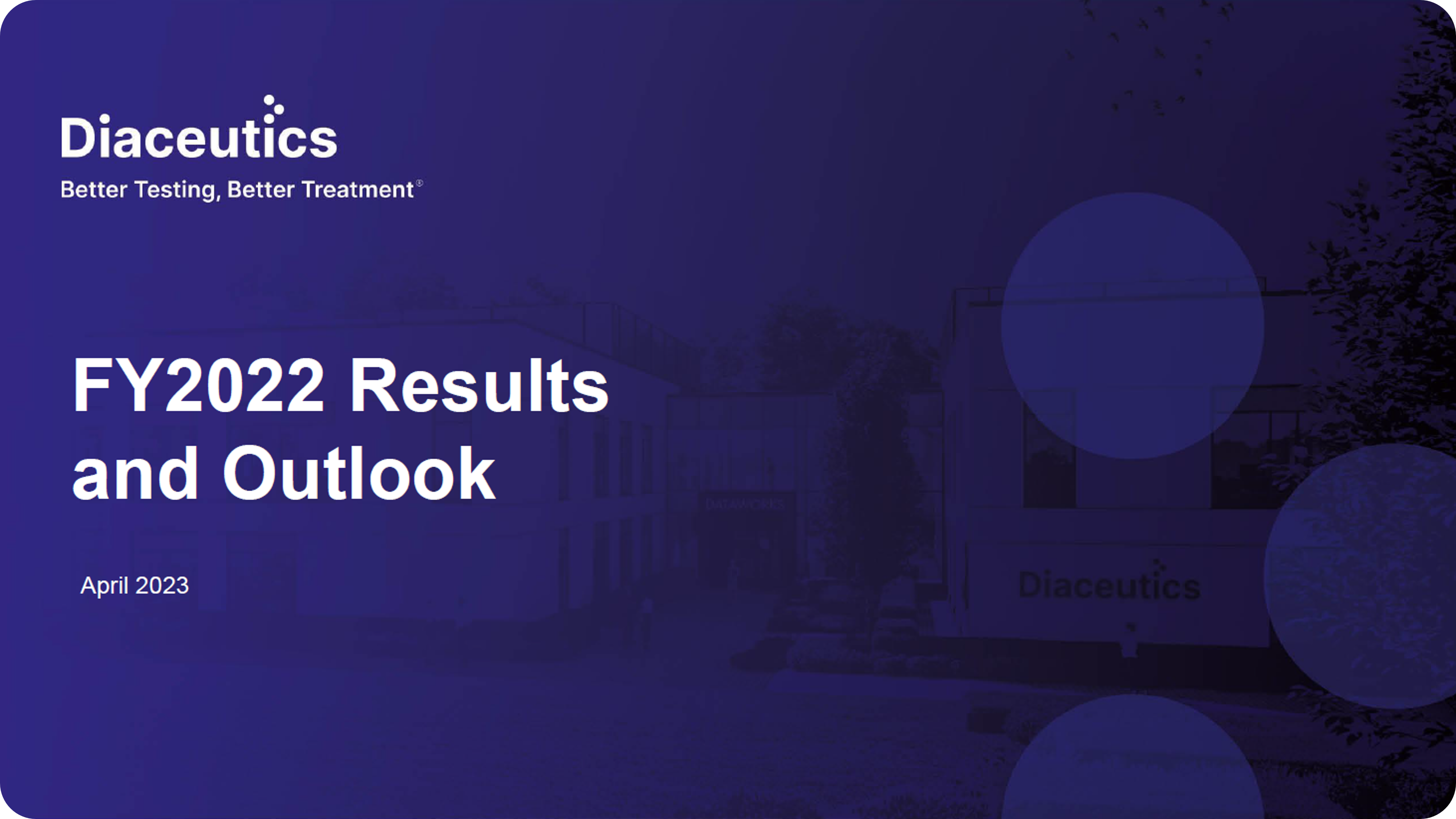 Diaceutics PLC financial year 2022 results & outlook