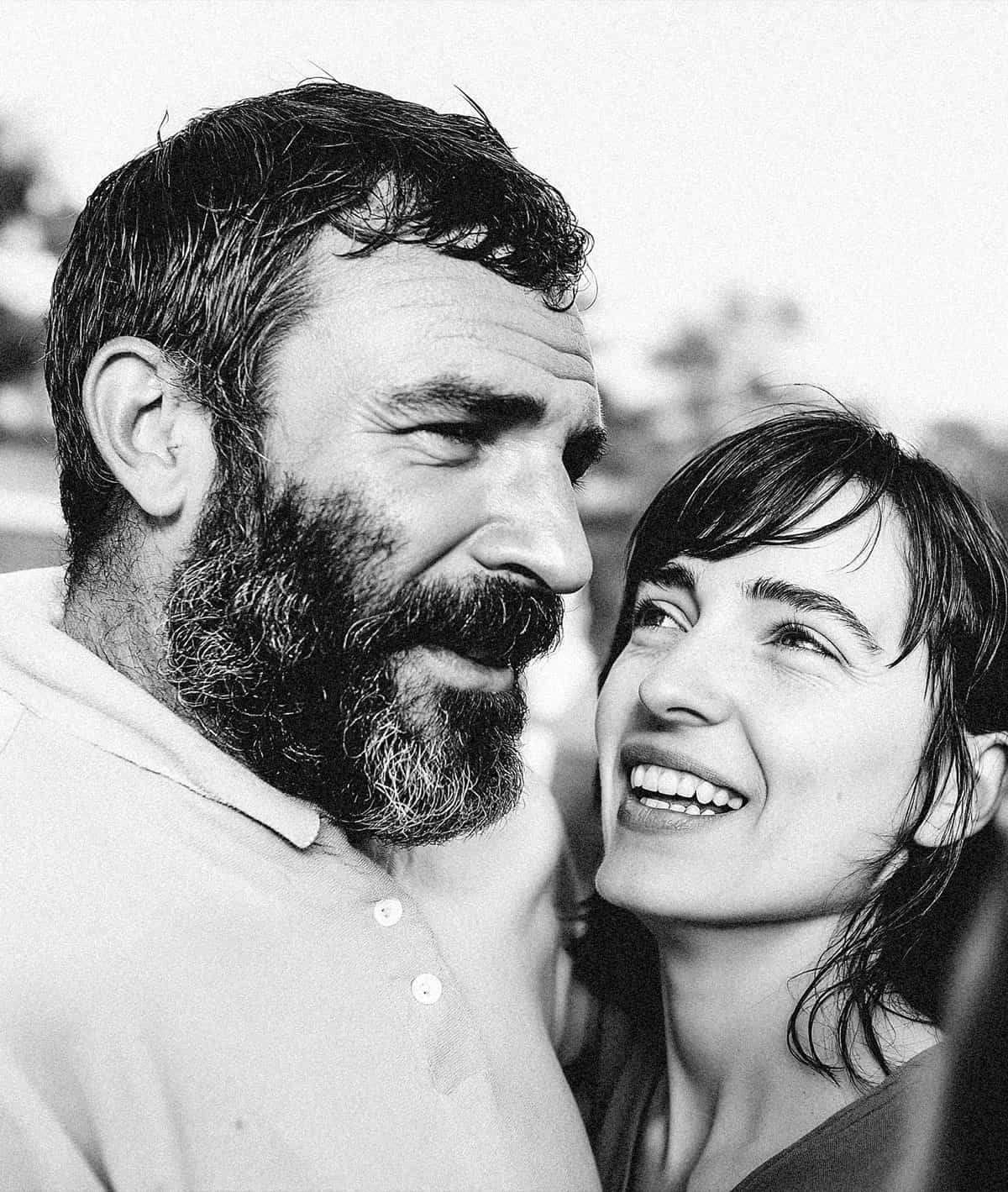 Couple image smiling